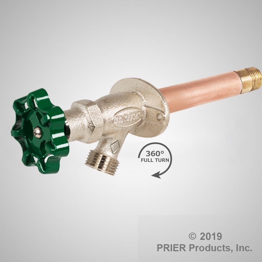 Details about   PRIER C-134D24 Freezeless Wall Hydrant 24" Pipe 1/2" MPT x 1/2" SWT Made in USA 
