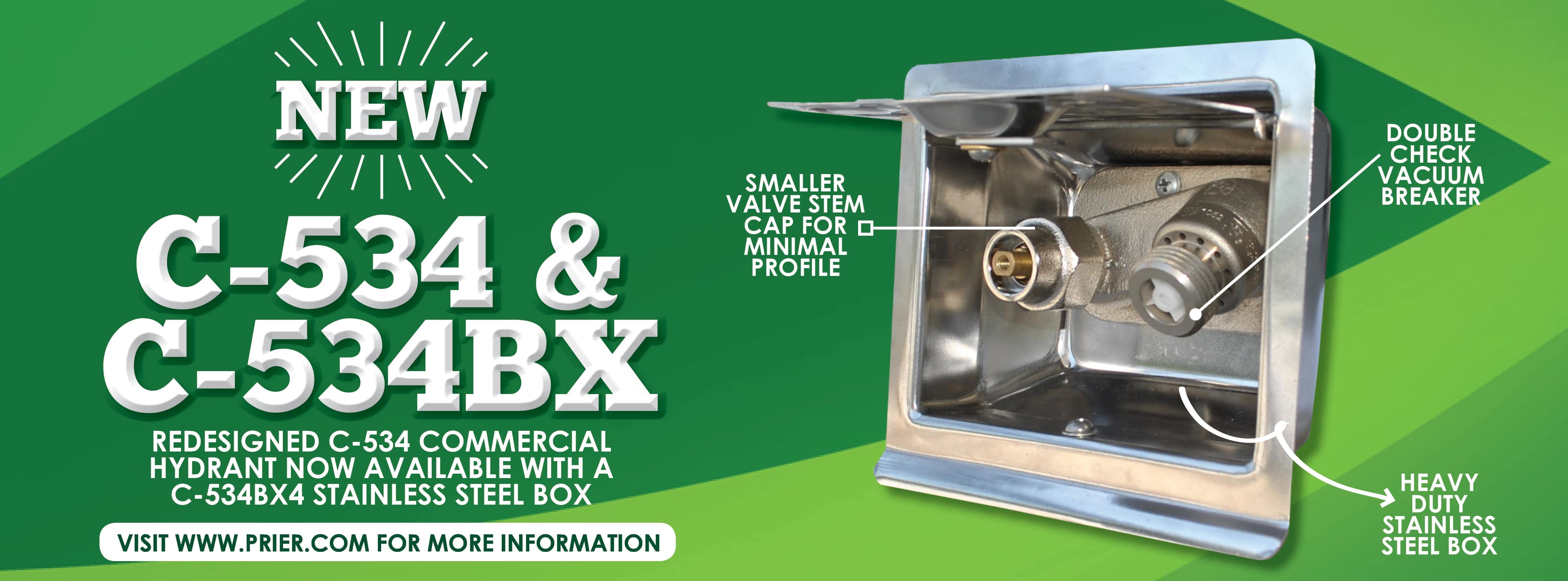 PRIER Introduces Improved C-534 and New C-534BX4