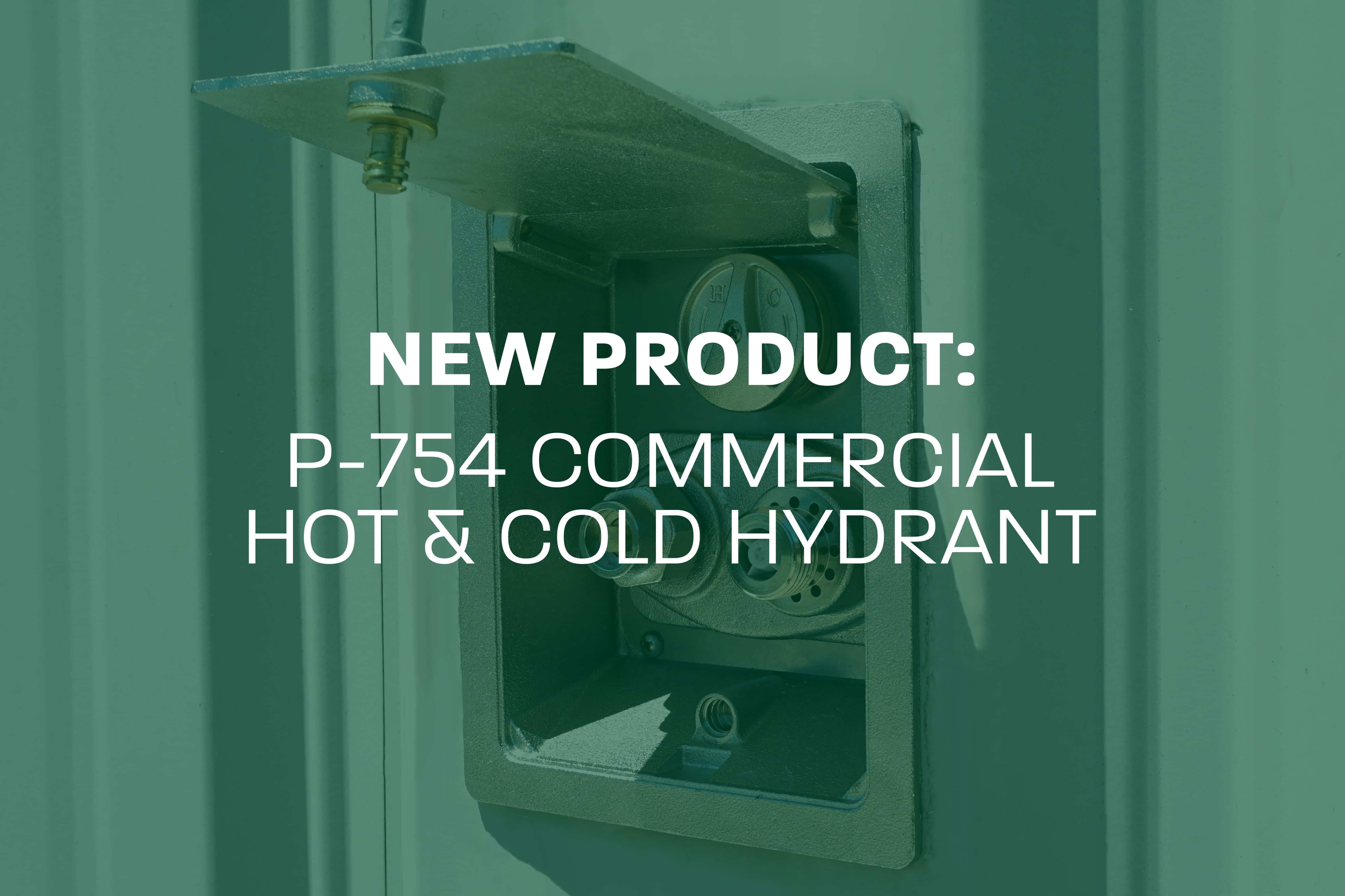 PRIER Introduces New Product: Commercial Hot & Cold Wall Hydrant